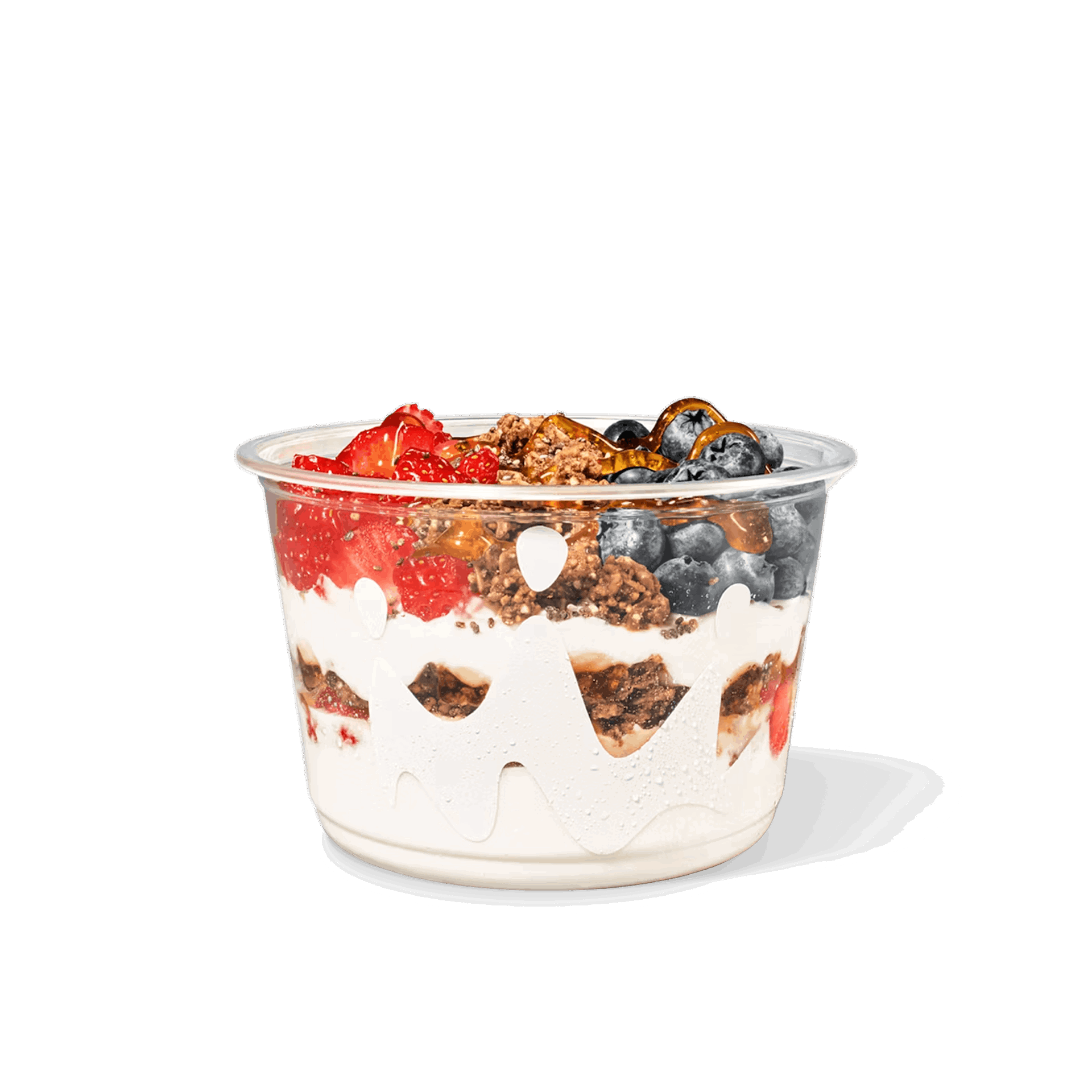 High Protein Greek Yogurt Honey Berry Bowl