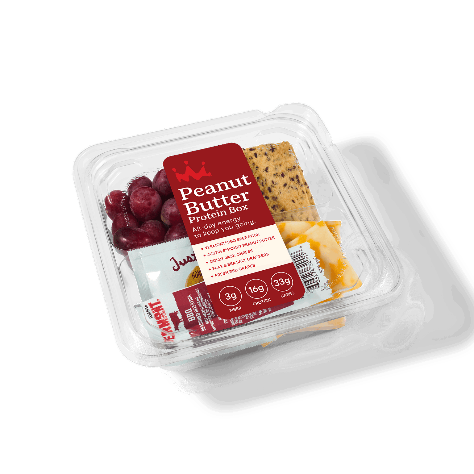 Protein Box Contents Protein Box - Peanut Butter & Fruit - Smoothie King