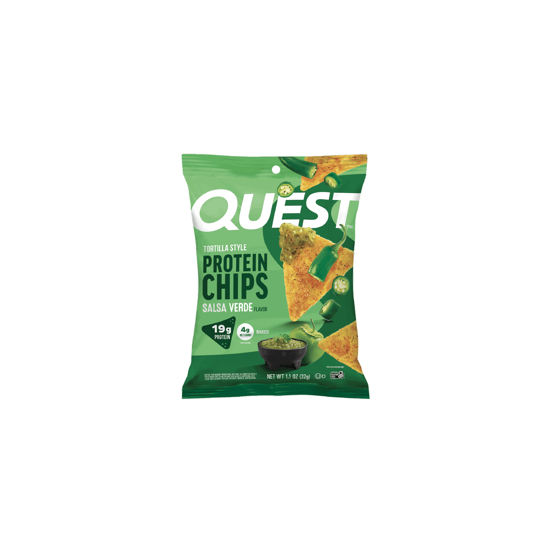 Quest Tortilla Chips Salsa Verde